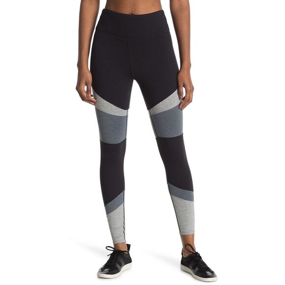 Threads 4 Thought MEDIUM Black/Gray Lynn Colorblock Legging  Stitch Fix ReActive - Picture 2 of 10